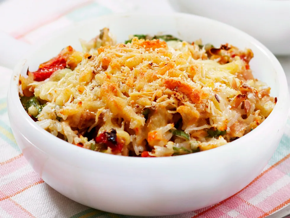 tuna and rice bake