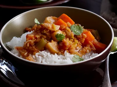 vegetable and lentil stew