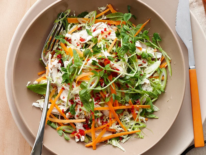 Vietnamese chicken coleslaw