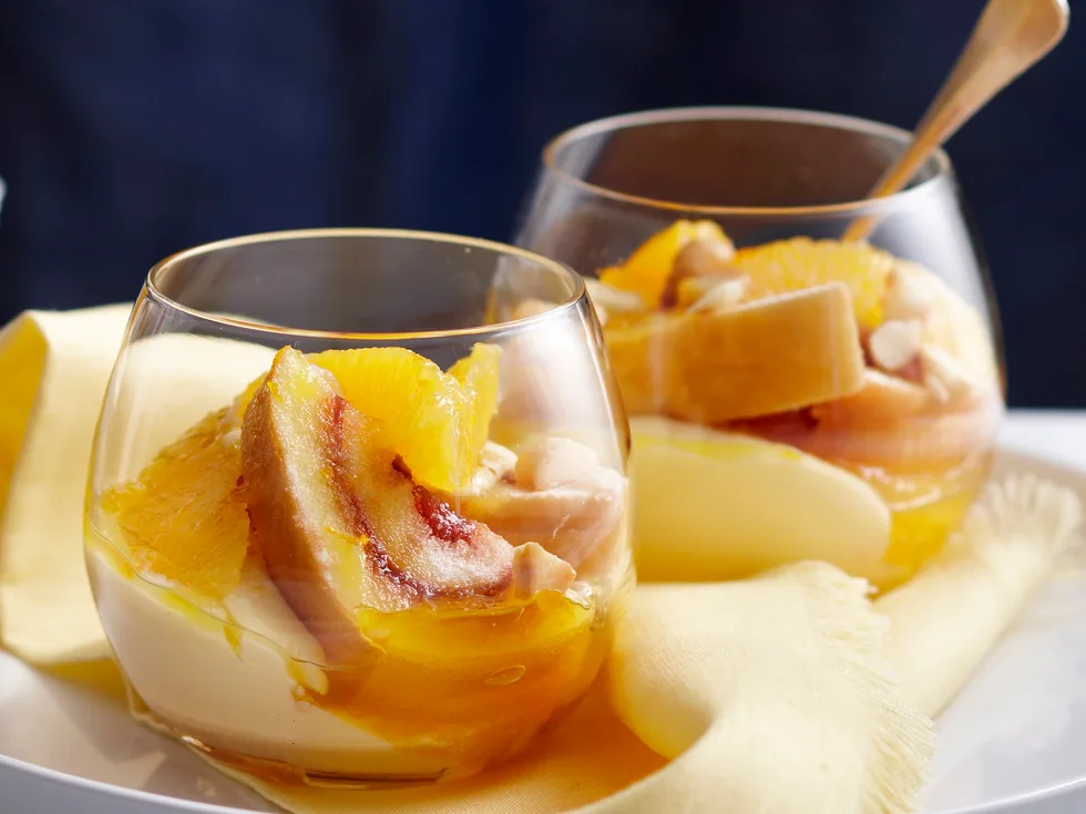 Warm orange trifle