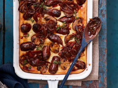 Yorkshire sausage bake