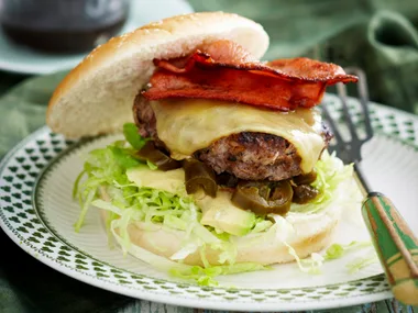 American beef burger