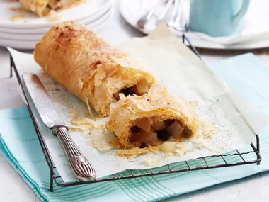 Apple and pear strudel