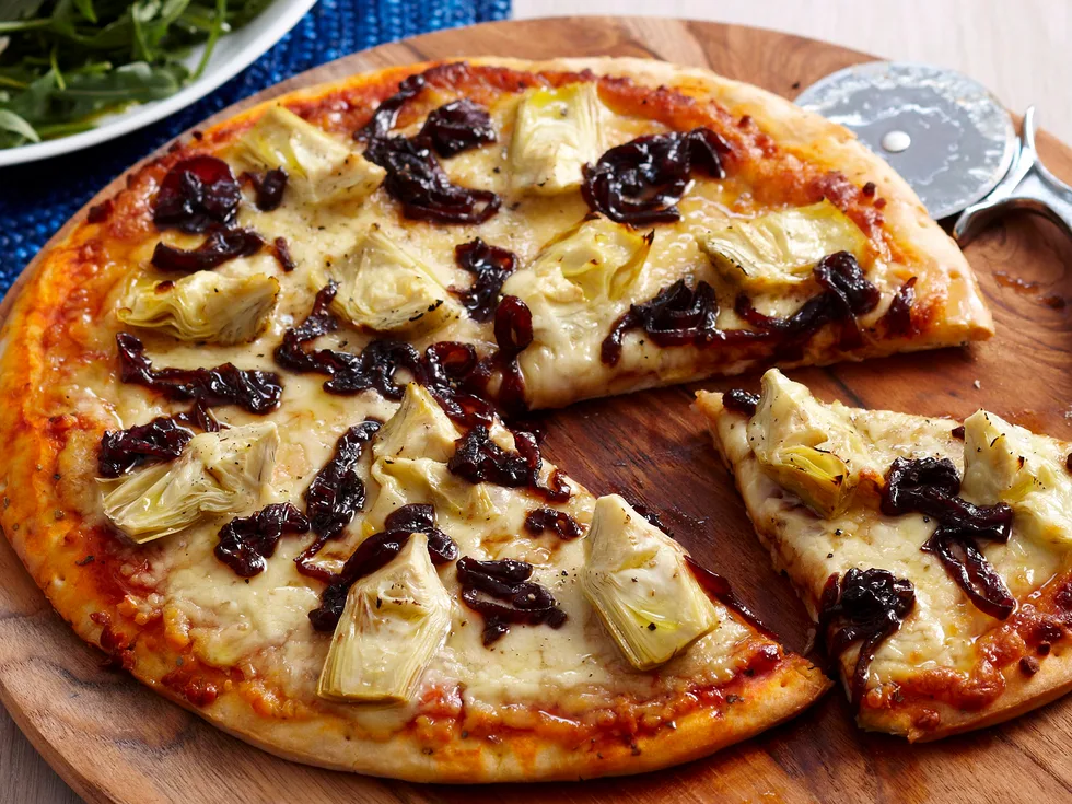 Artichoke pizza