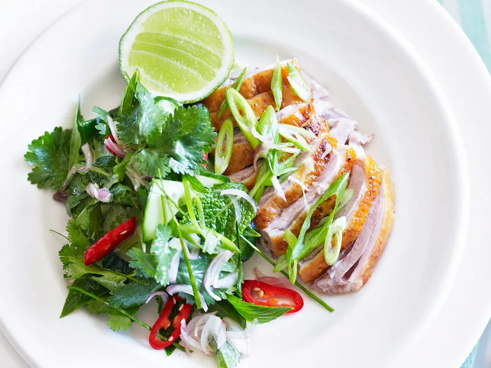 Asian duck salad