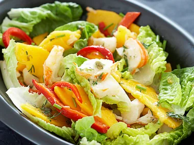 Balmain bug and mango salad