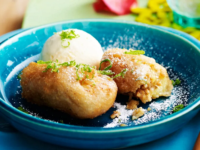 Banana nut fritters