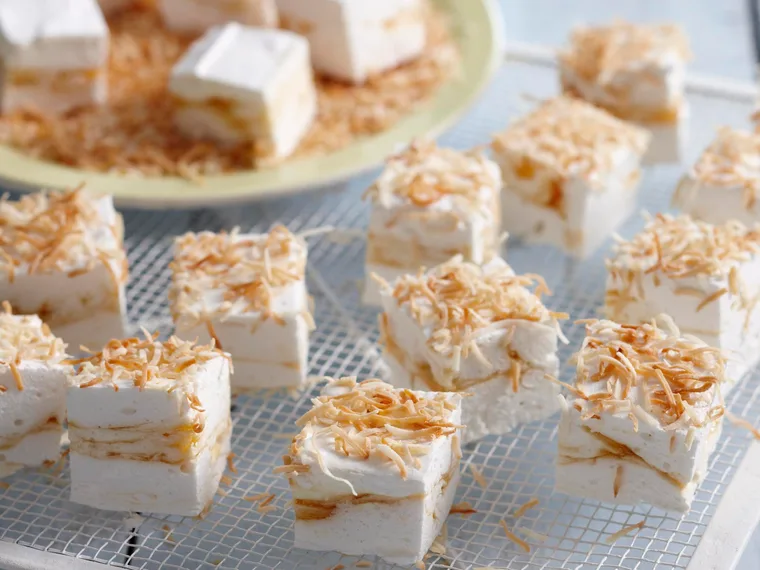 Caramel coconut marshmallows