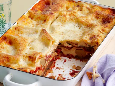 Char grilled vegetable lasagne