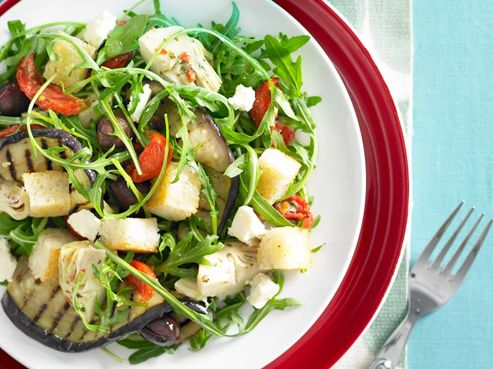 Char-grilled vegetable salad