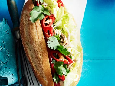 cheat's chicken bahn mi