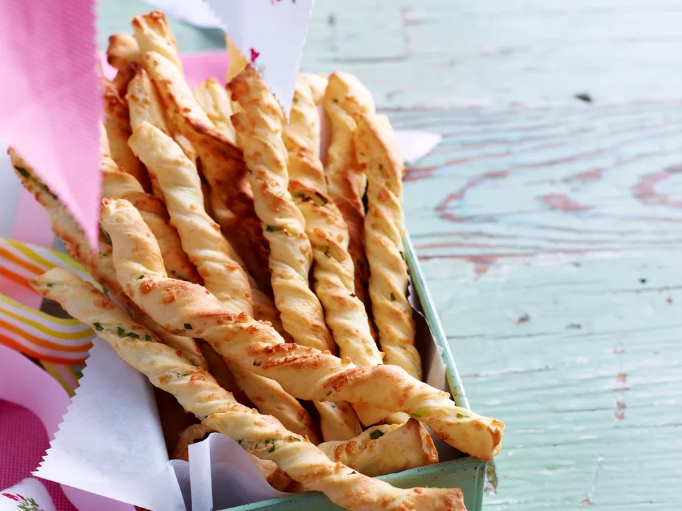 Cheese and onion twists