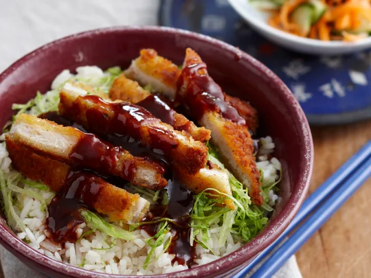Quick and easy chicken katsu bowl