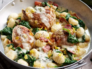 Chicken with gnocchi