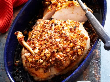 Chilii Crumbed turkey supreme