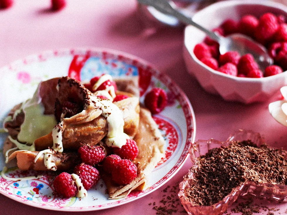 Chocolate crepes