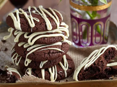 Chocolate fudge biscuits