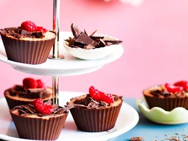 Chocolate mousse cups