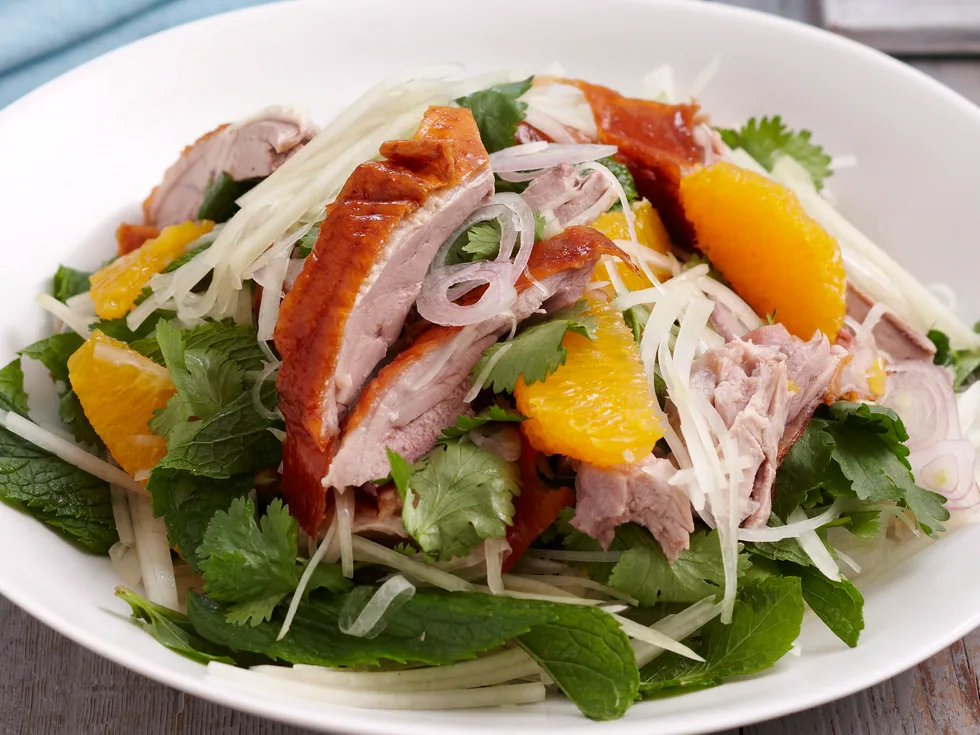 Chopped duck salad