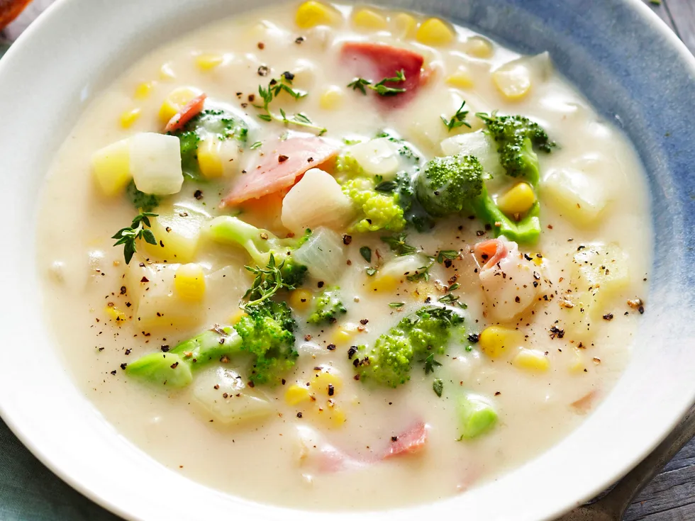 Chunky vegetable soup