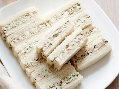 Classic chicken ribbon sandwiches