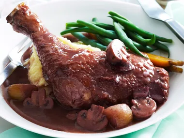 Classic coq au vin
