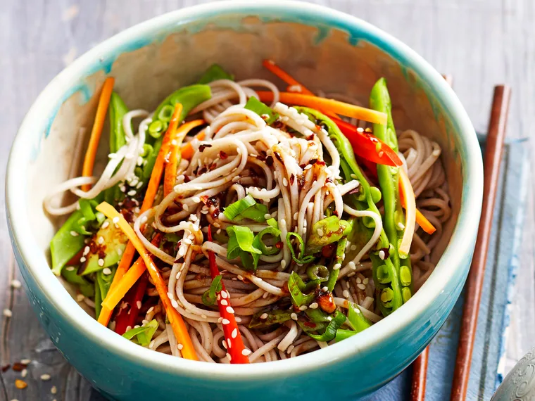 Cold soba salad