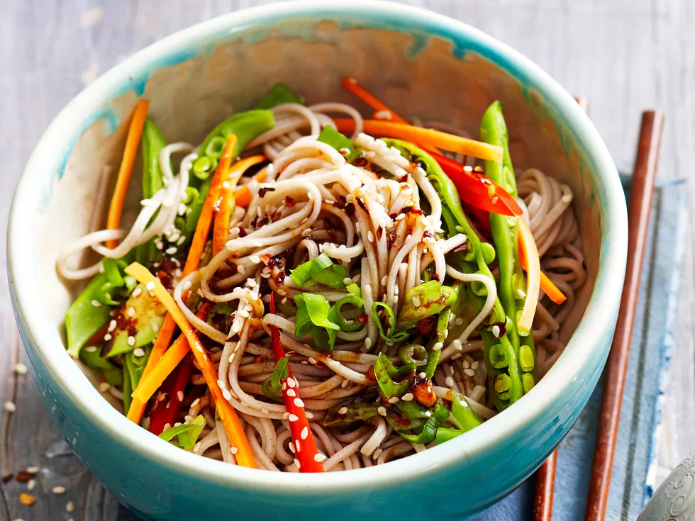 Cold soba salad