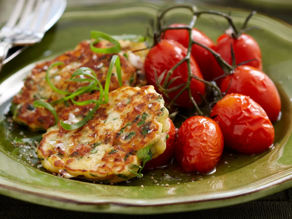 Corn and bacon fritters