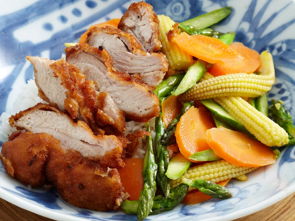 Crispy lemon chilli chicken