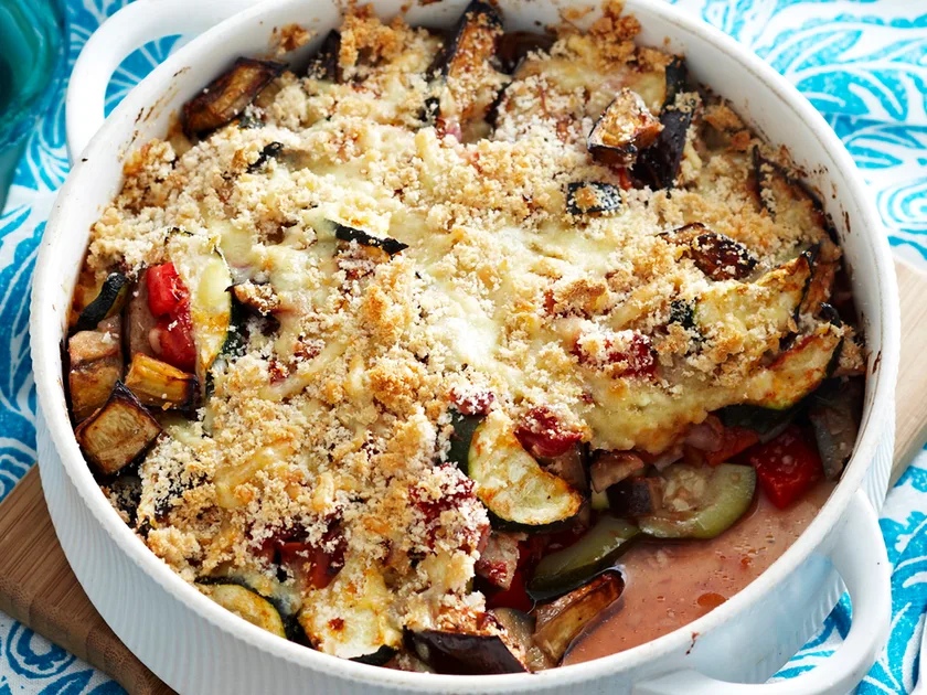 Crispy vegetable bake