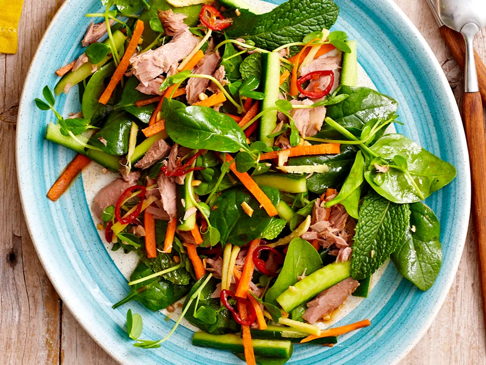 Crunchy tuna salad