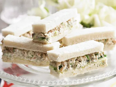 Cucumber crab sandwiches