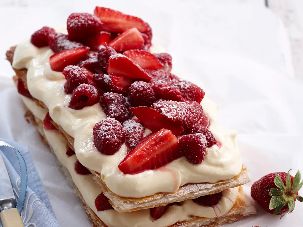 Custard mille-feuille