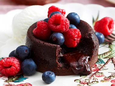Dark molten puddings
