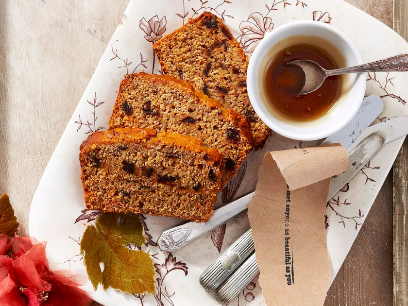 Date, carrot and honey loaf
