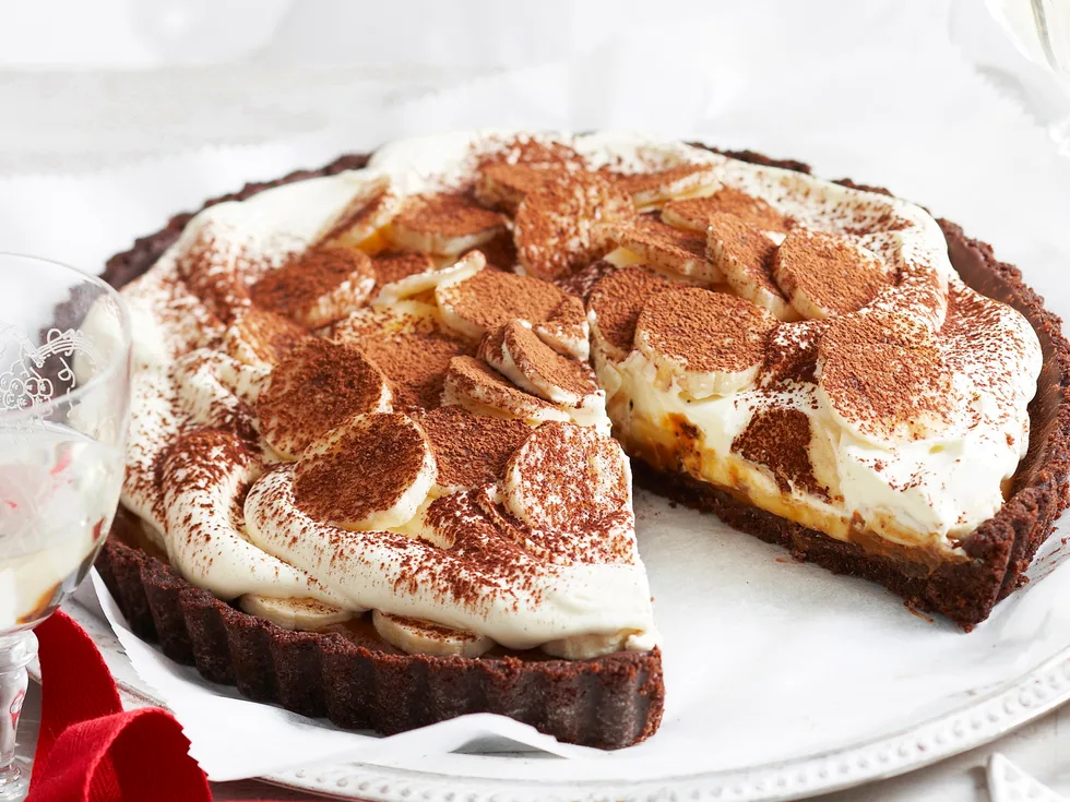 Double chocolate banoffee pie