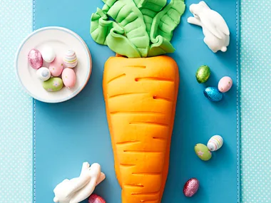 Double-choc carrot cake