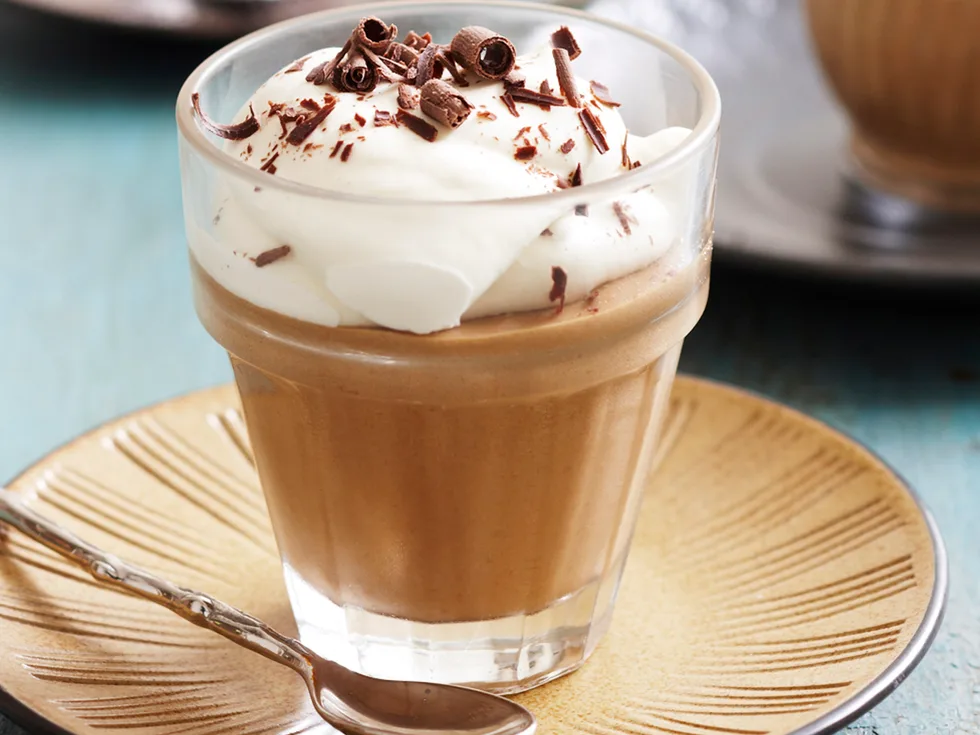 Espresso mousse cups