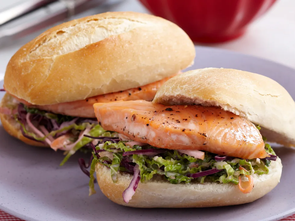 Fish finger burgers