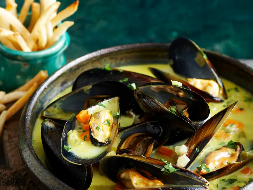 French mussel soup