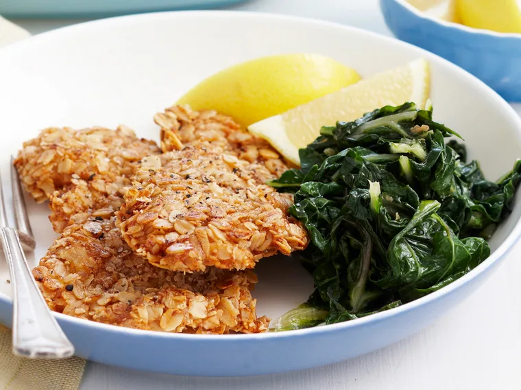 Fried oatmeal chicken