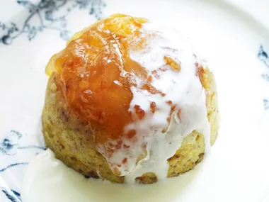 Gluten-free marmalade pudding