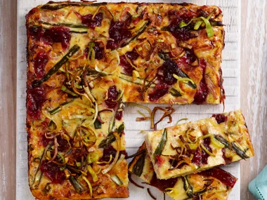 Ham and asparagus frittata
