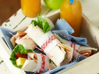 Ham and cheese roll-ups