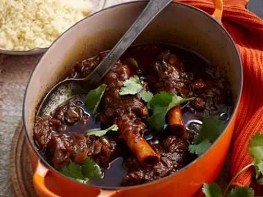 Honey, raisin and lamb shank tagine