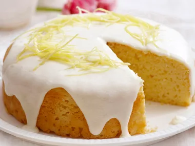 Lemon sour cream cake