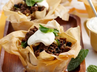 Mediterranean mince tarts
