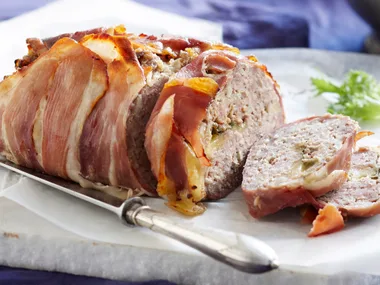 Prosciutto, bocconcini and sage meatloaf