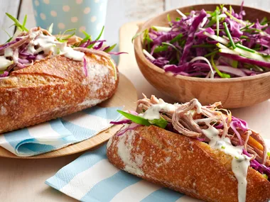 Pulled pork rolls